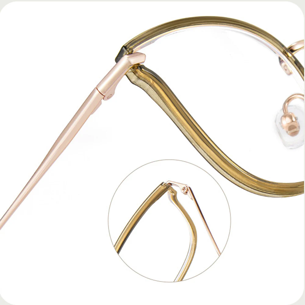 Cat Eye Glasses with Prescription Lenses VK2058 - Image 3