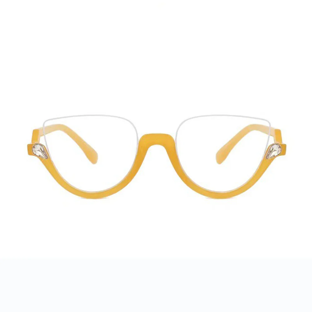 Half Rim Fashion Cat Eye Glasses for Women VK2059 - Image 7