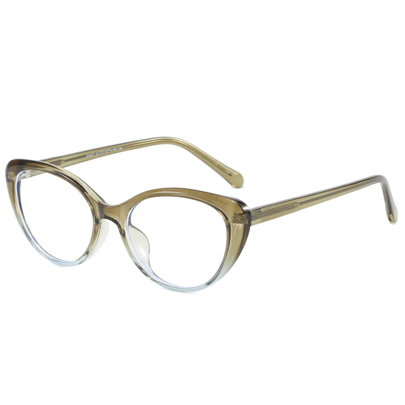 Retro Cat Eye Glasses Gradient VK2063 - Image 6