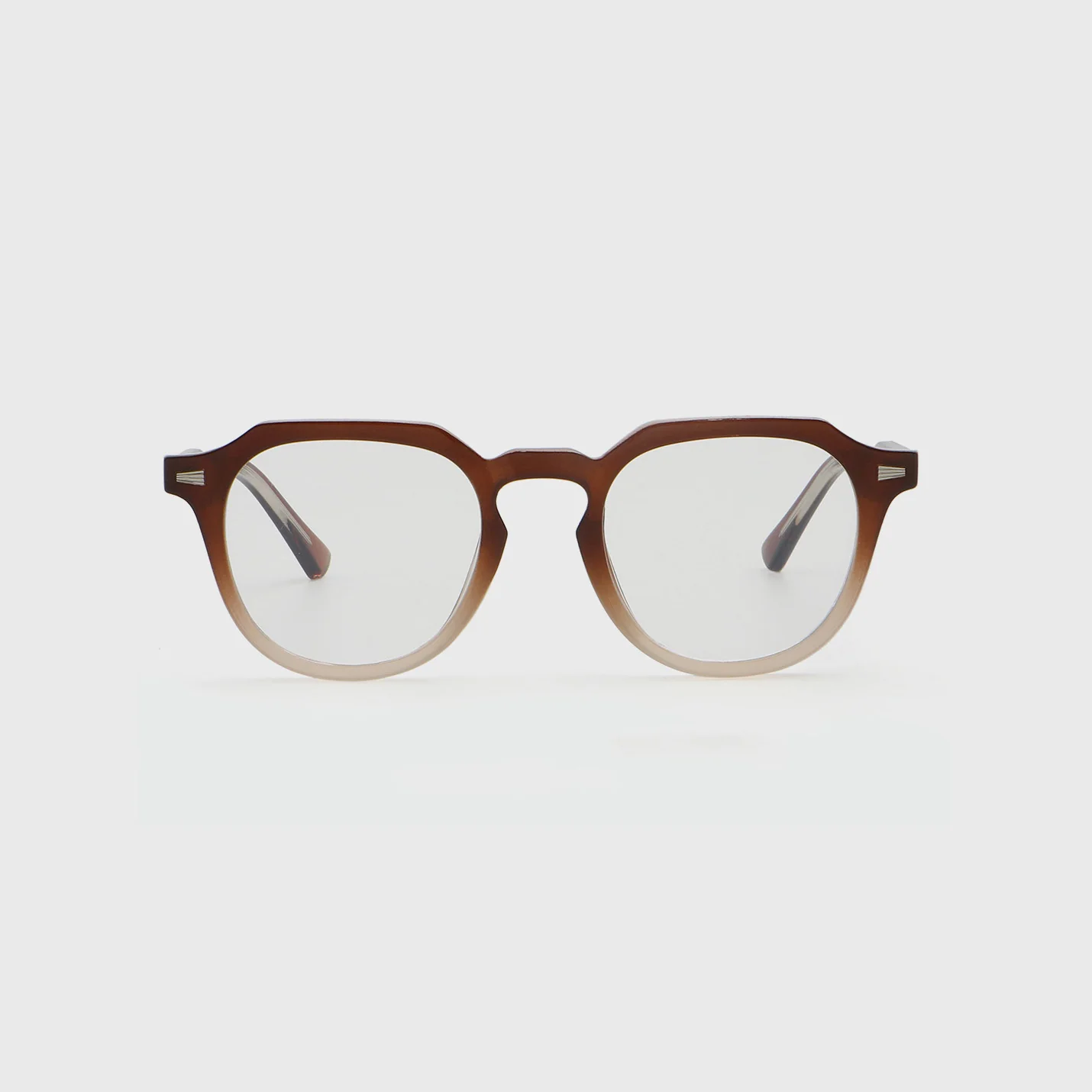 Round Glasses Blue Light Blocking Prescription Lenses VK2064 - Image 5