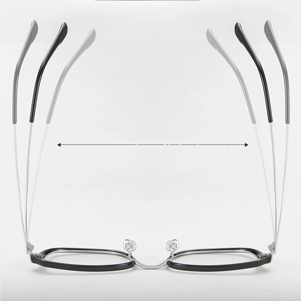 Rectangle Blue Light Blocking Glasses Computer Reading for Women & Men VK2071 - Image 3