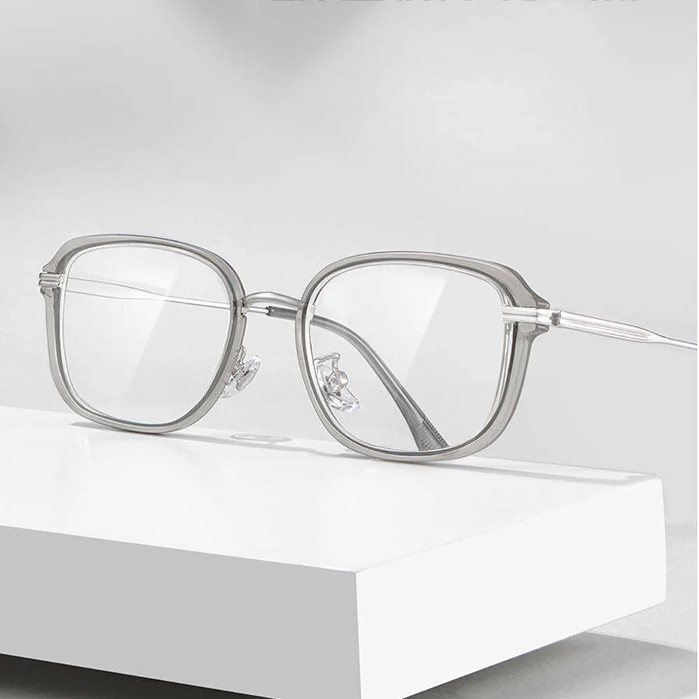 Rectangle Blue Light Blocking Glasses Computer Reading for Women & Men VK2071 - Image 4