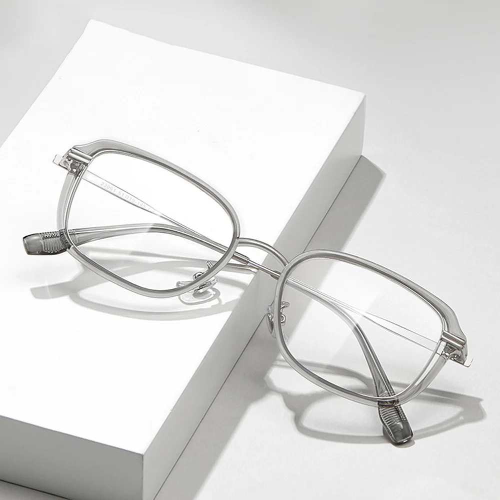 Rectangle Blue Light Blocking Glasses Computer Reading for Women & Men VK2071 - Image 5