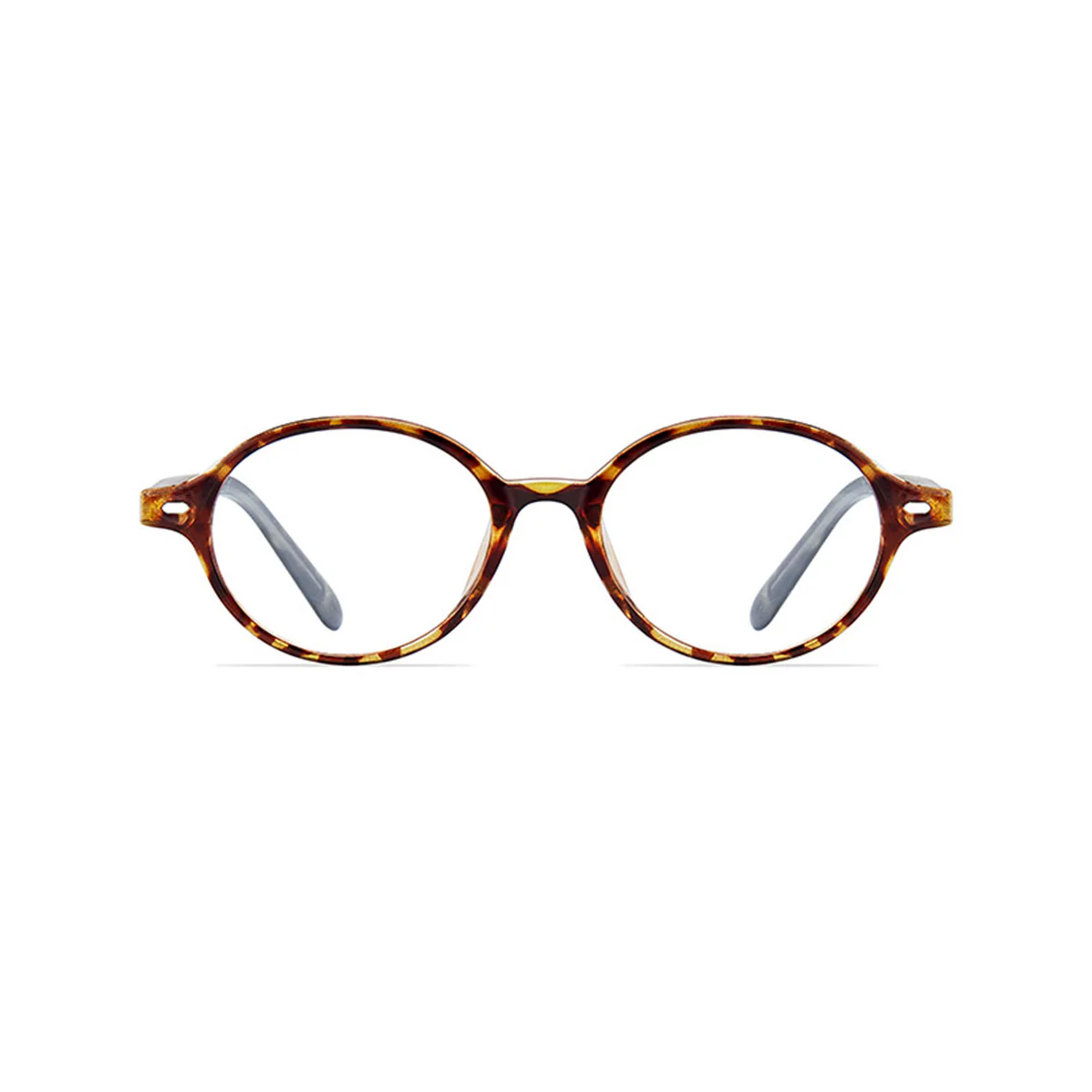 Oval Reading Glasses Blue Light Blocking with Prescription Lenses for Women VK2072