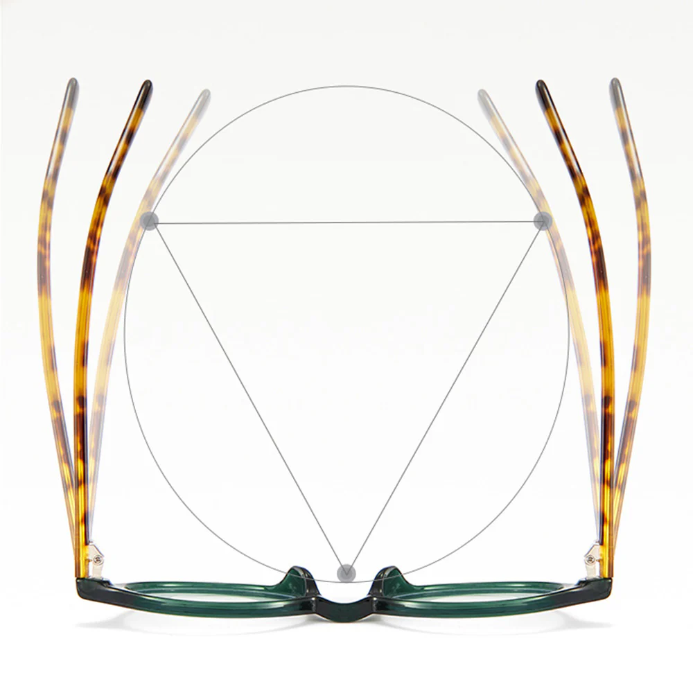 Oval Reading Glasses Blue Light Blocking with Prescription Lenses for Women VK2072 - Image 6