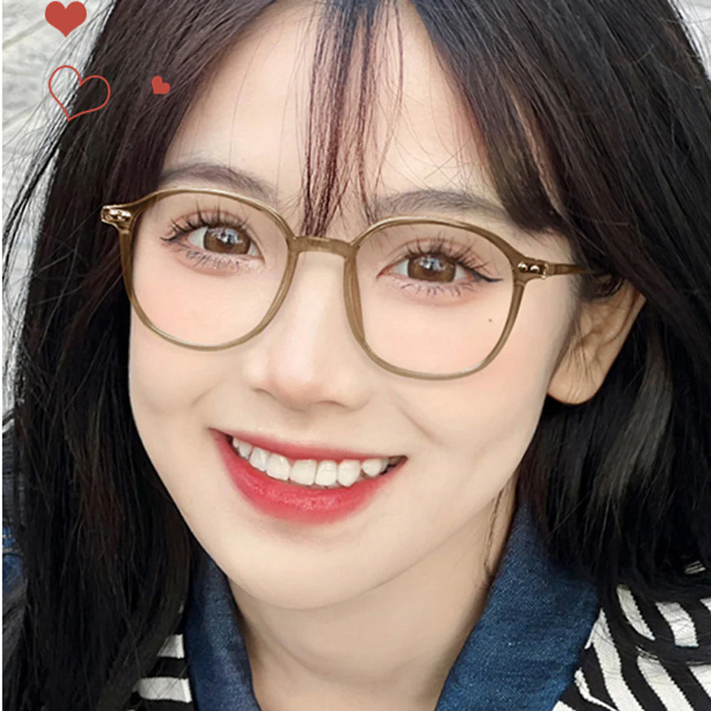 Ultralight Round Blue Light Blocking Reading Glasses VK2073 - Image 7