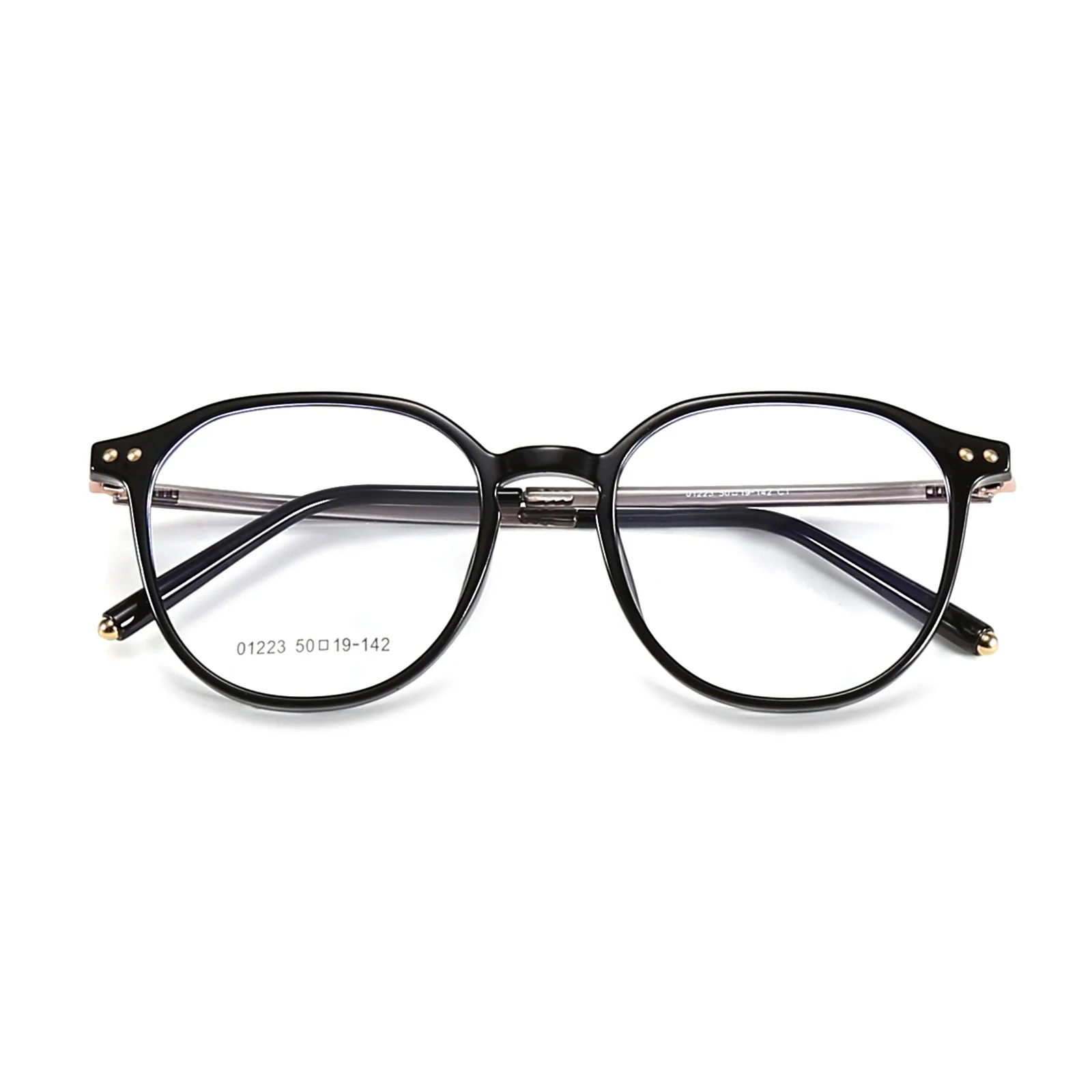 Ultralight Round Blue Light Blocking Reading Glasses VK2073 - Image 9