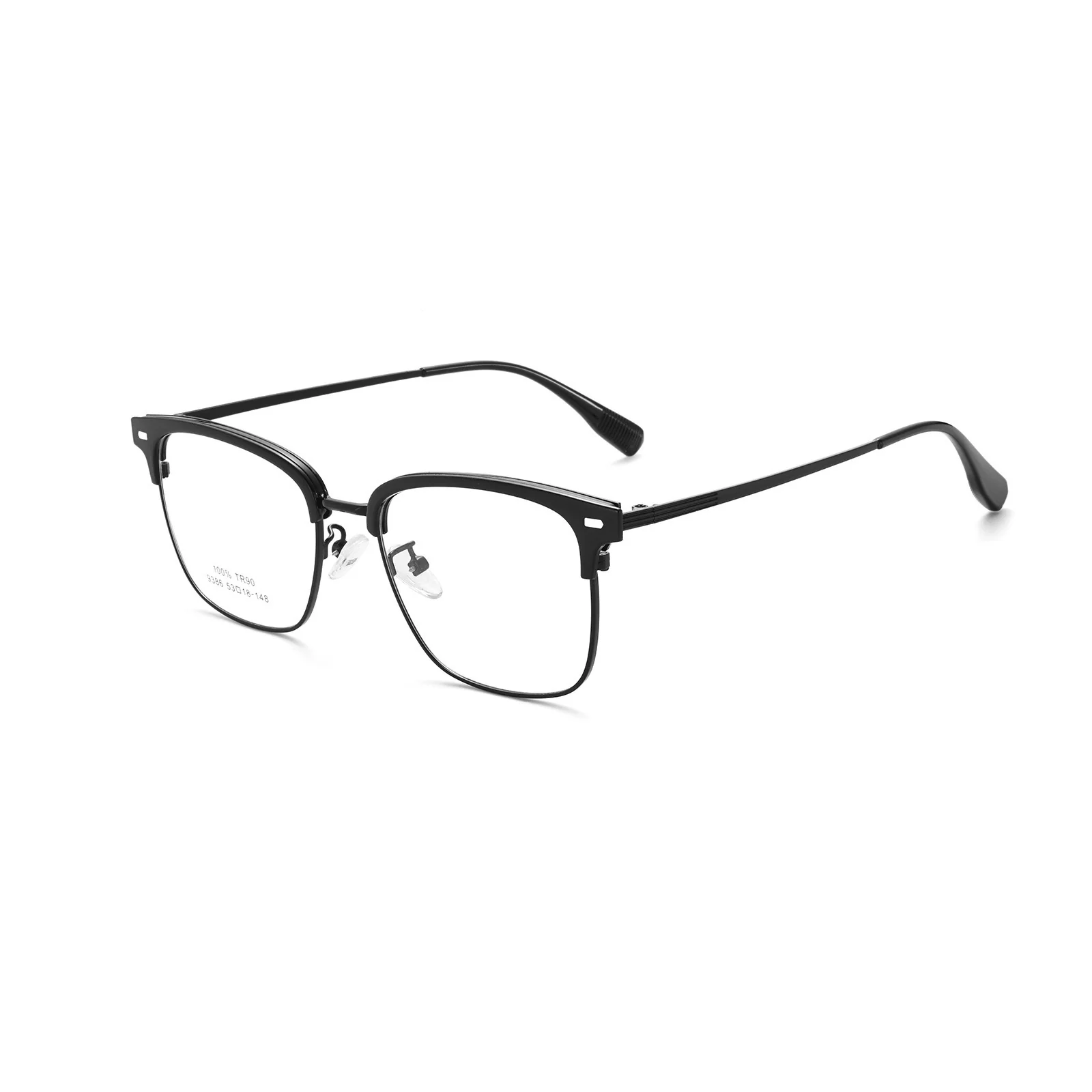 Square Browline Business Glasses Anti Blue Light VK2075 - Image 10