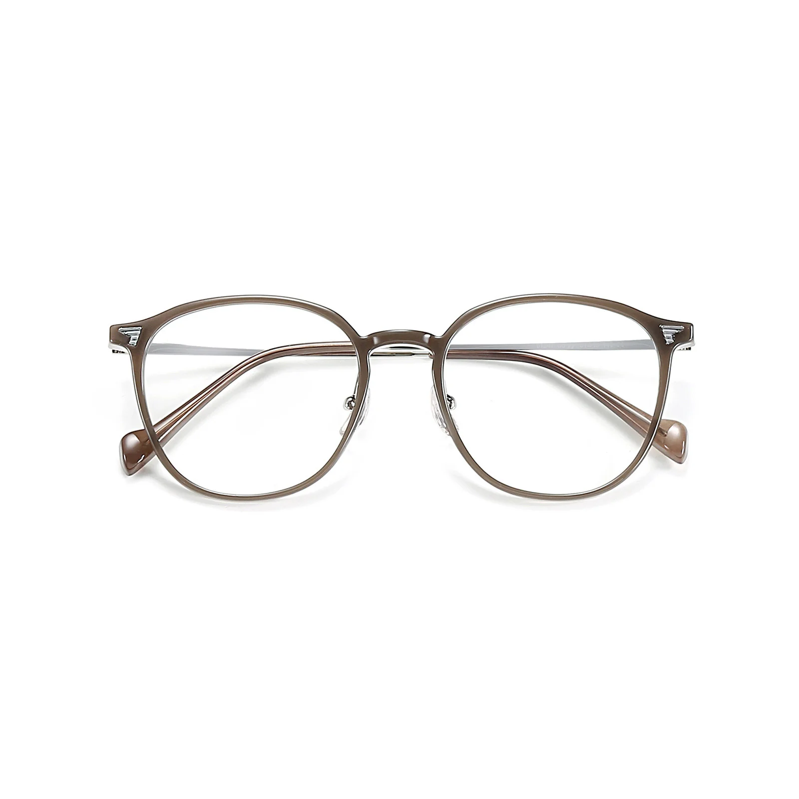 Fashion Round Glasses with Blue Light Blocking Prescription Lenses VK2078 - Image 14