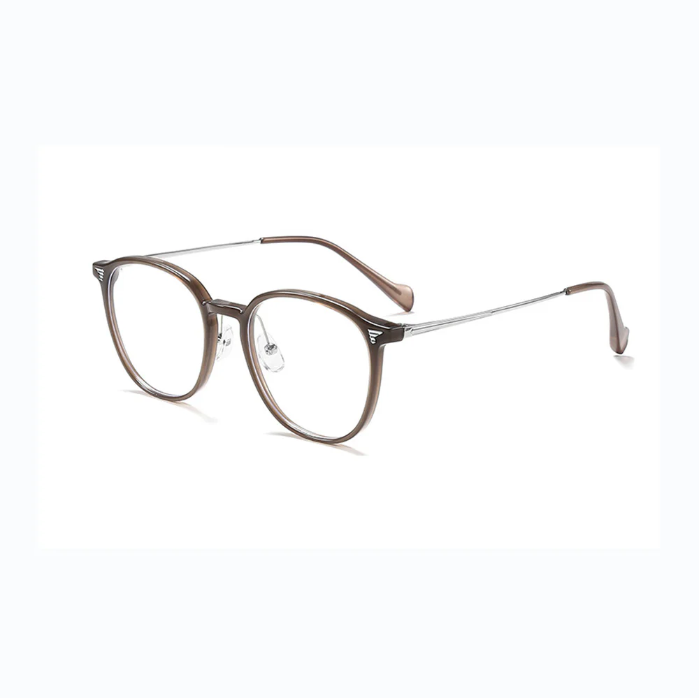 Fashion Round Glasses with Blue Light Blocking Prescription Lenses VK2078 - Image 15