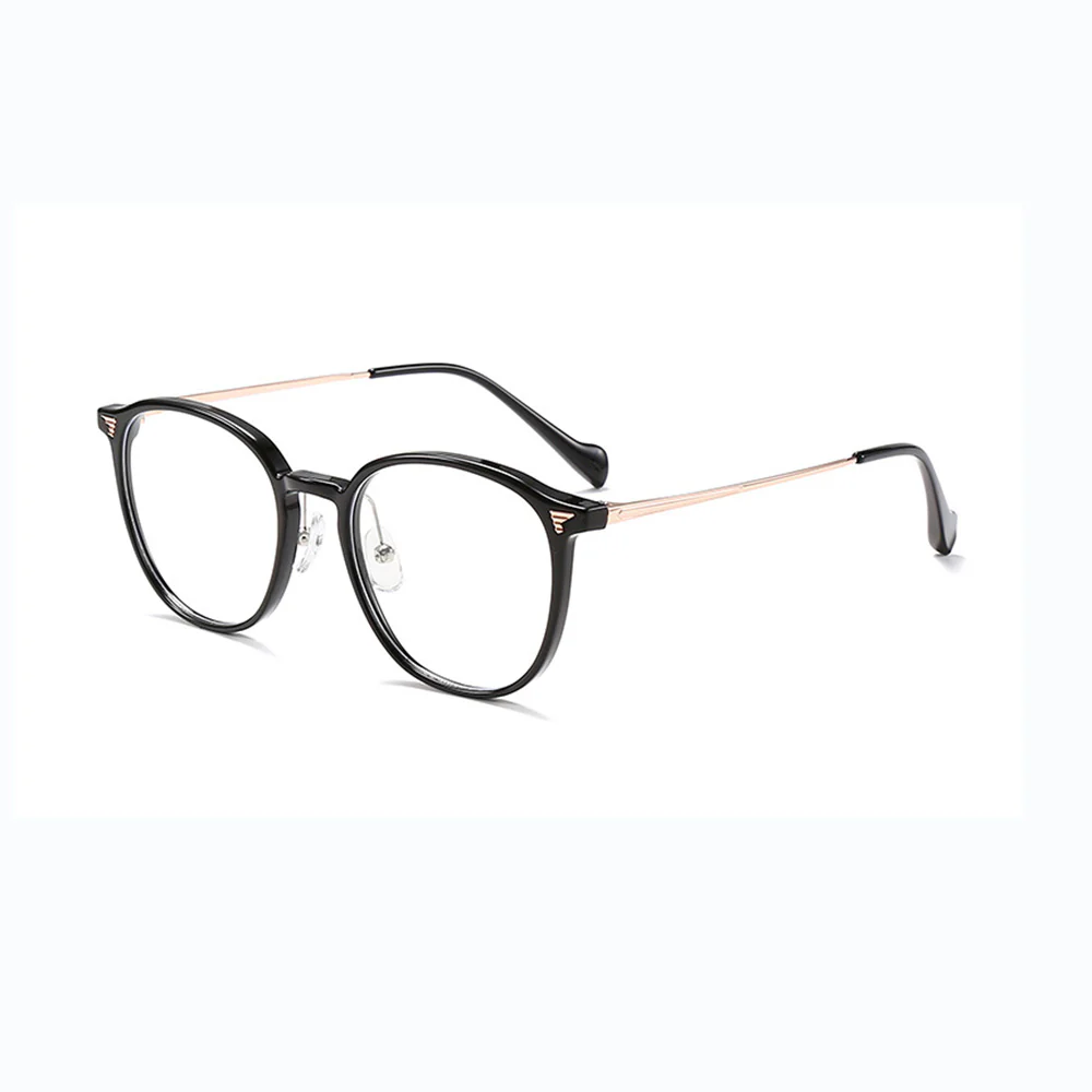 Fashion Round Glasses with Blue Light Blocking Prescription Lenses VK2078 - Image 9