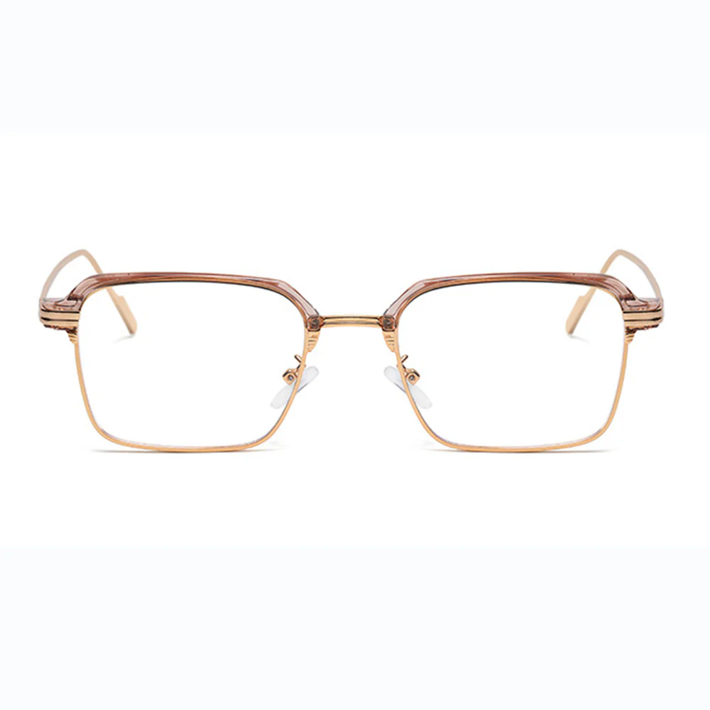 Men's Business Browline Glasses with Prescription Lenses VK2080 - Image 10
