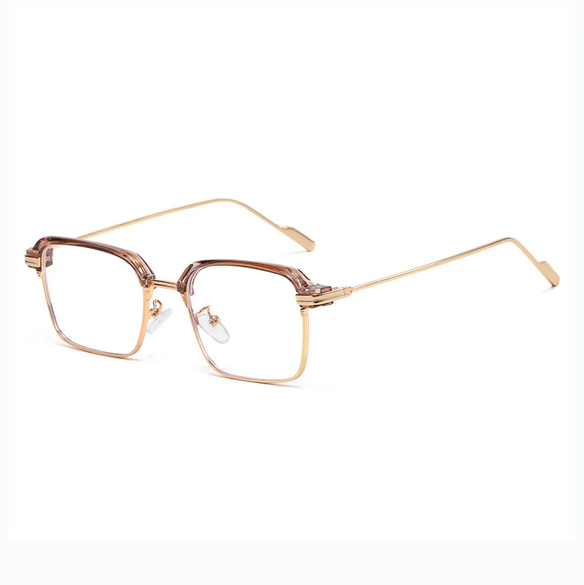 Men's Business Browline Glasses with Prescription Lenses VK2080 - Image 11
