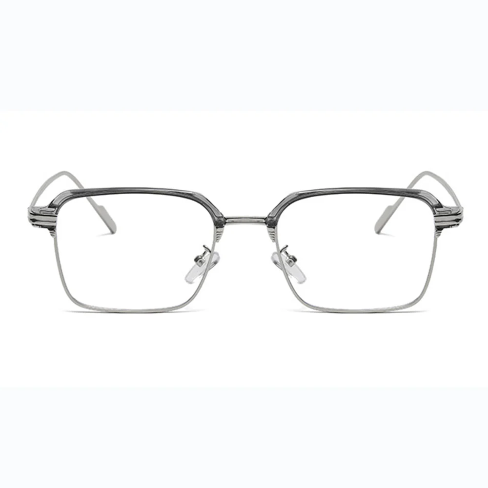 Men's Business Browline Glasses with Prescription Lenses VK2080 - Image 12