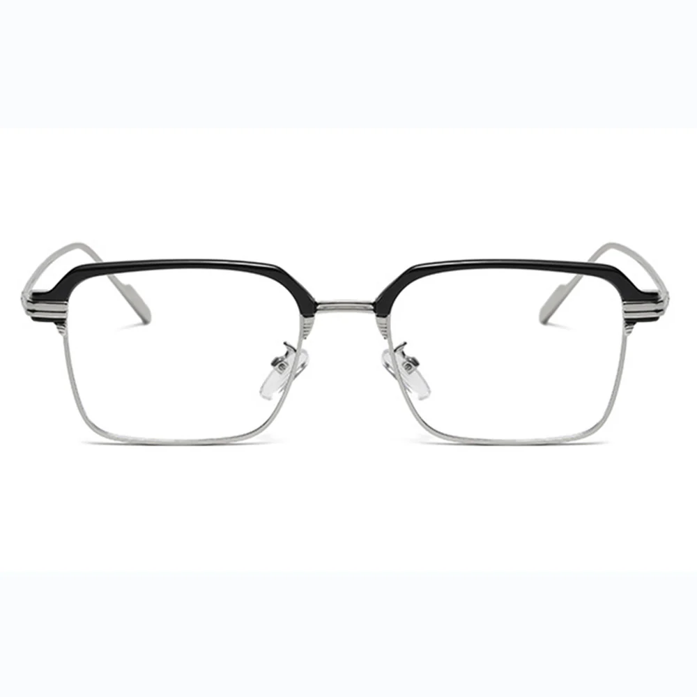 Men's Business Browline Glasses with Prescription Lenses VK2080 - Image 6