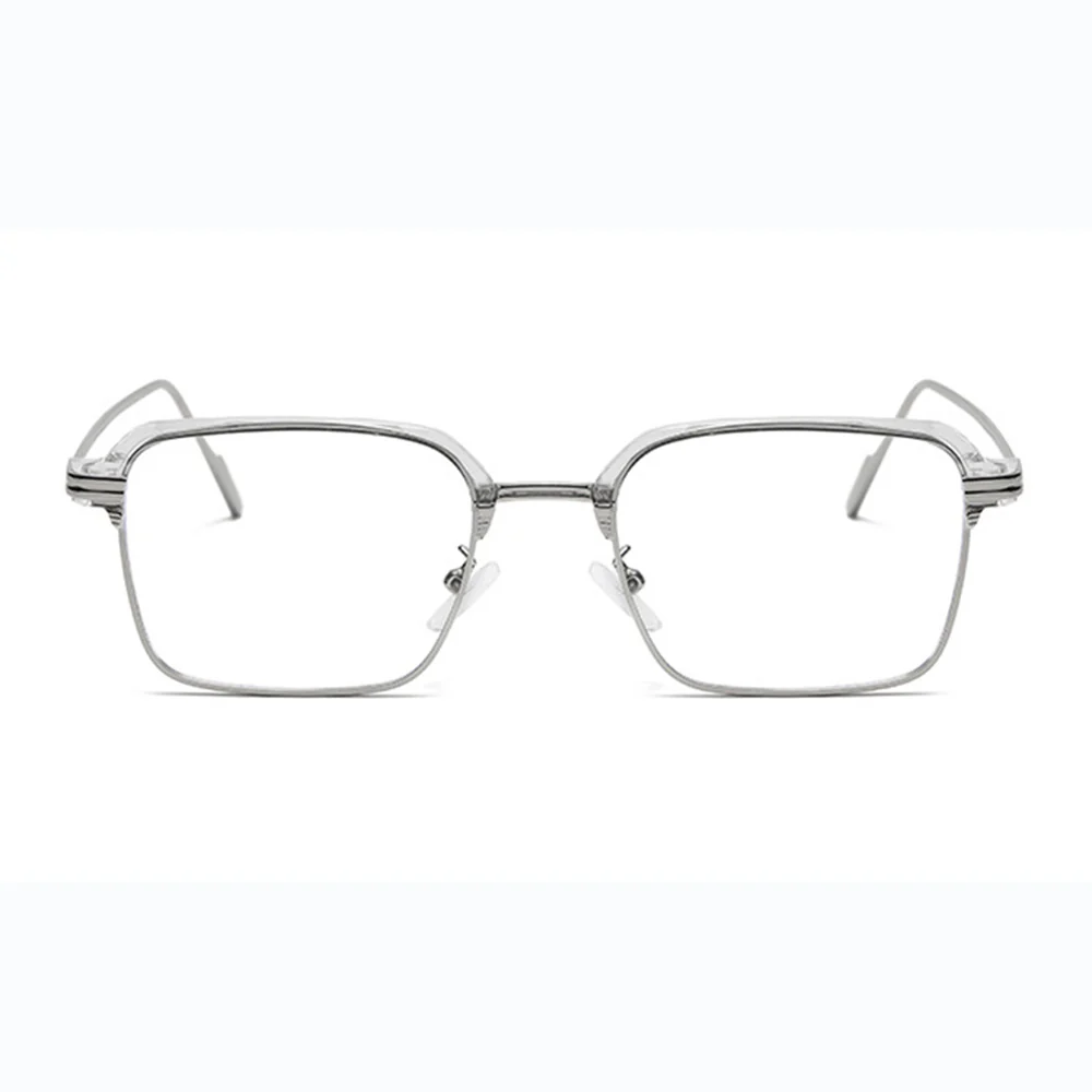 Men's Business Browline Glasses with Prescription Lenses VK2080 - Image 8