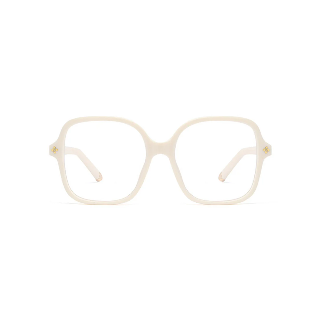 Oversize Women's Stylish Anti-Blue Light Square Glasses VK2082 - Image 16