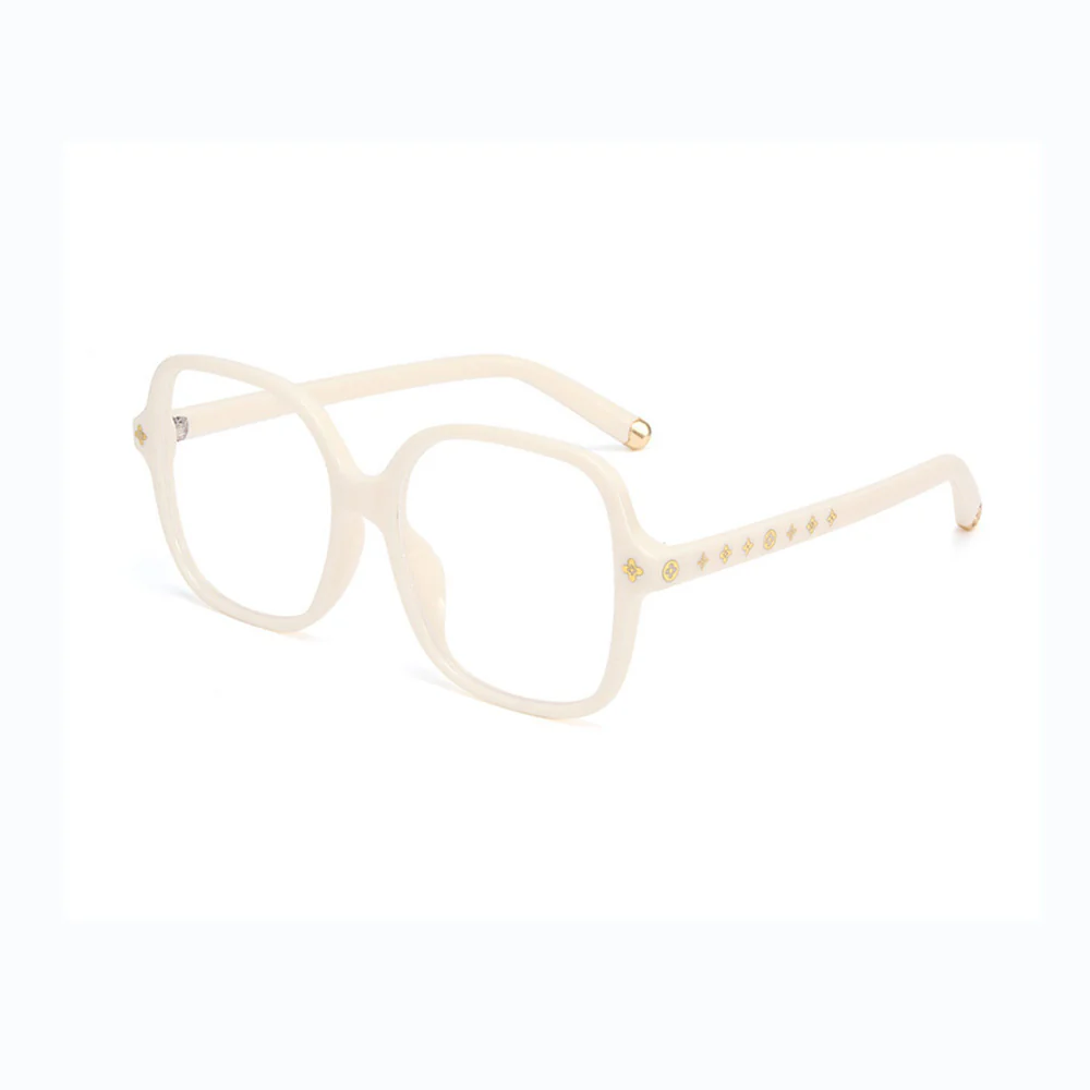 Oversize Women's Stylish Anti-Blue Light Square Glasses VK2082 - Image 17