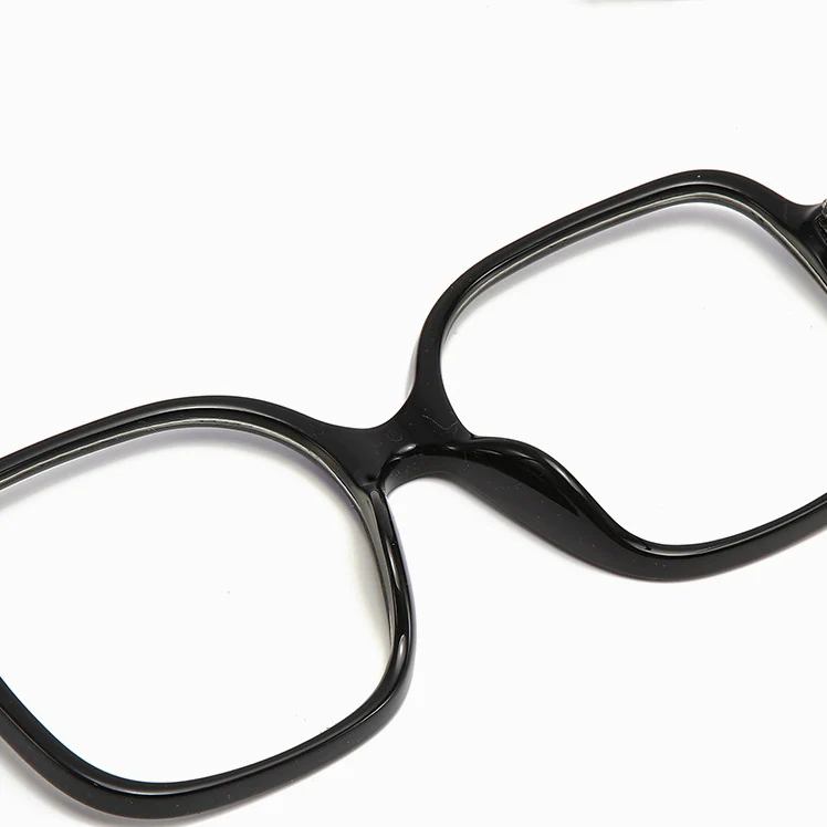 Oversize Women's Stylish Anti-Blue Light Square Glasses VK2082 - Image 5