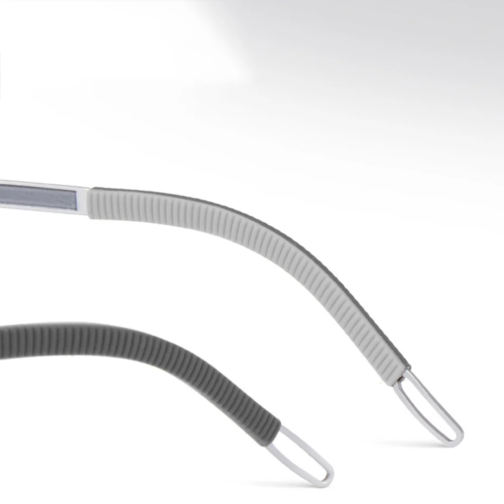 Unisex Metal Business Rectangle Glasses with Prescription Lenses VK2083 - Image 5