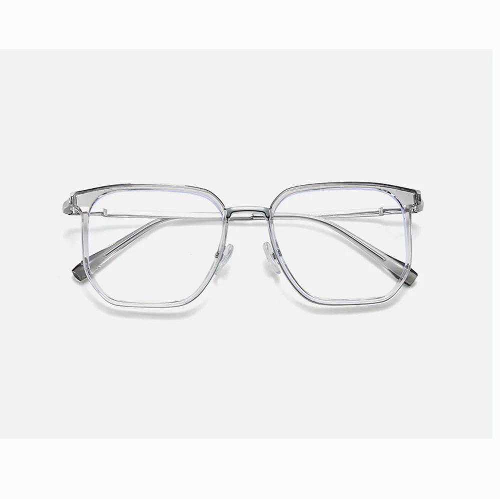 Oversized Blue Light Glasses Stylish Square TR + Metal VK2087 - Image 10