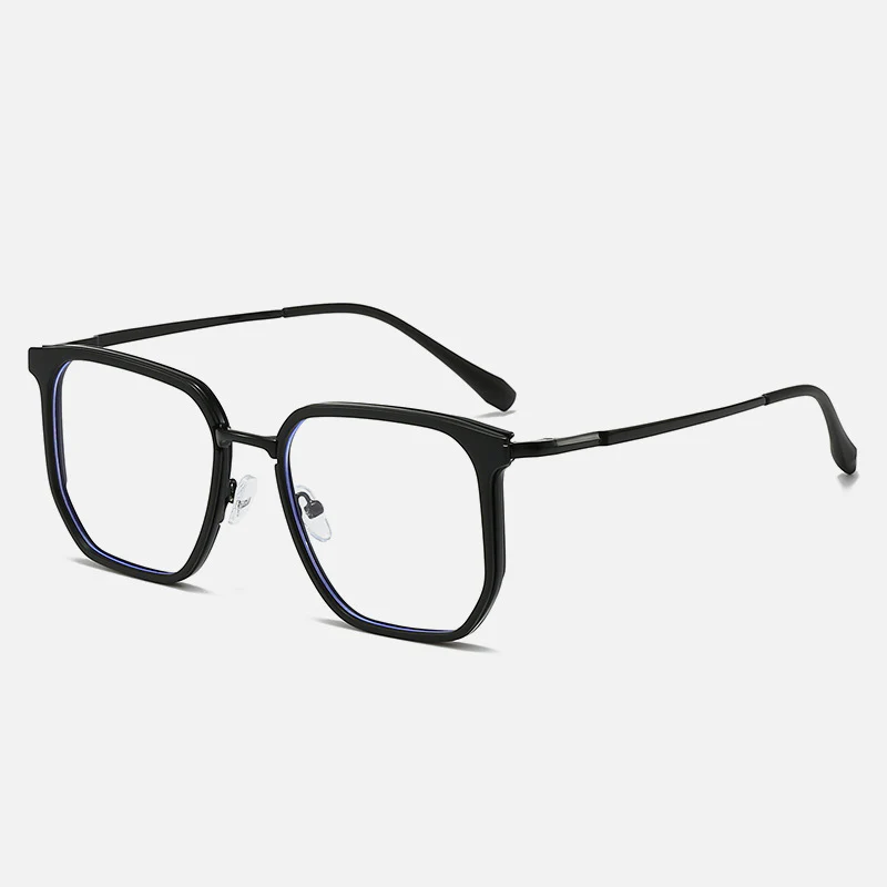 Oversized Blue Light Glasses Stylish Square TR + Metal VK2087 - Image 7