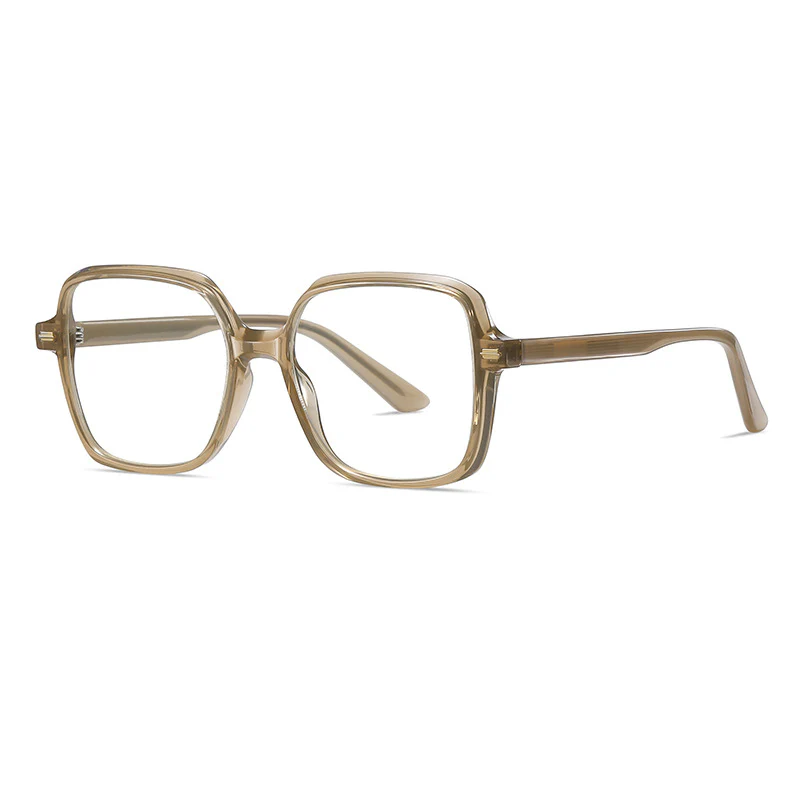 Women's Stylish Square Glasses Frame Acetate with Prescription Lenses VK2089 - Image 8