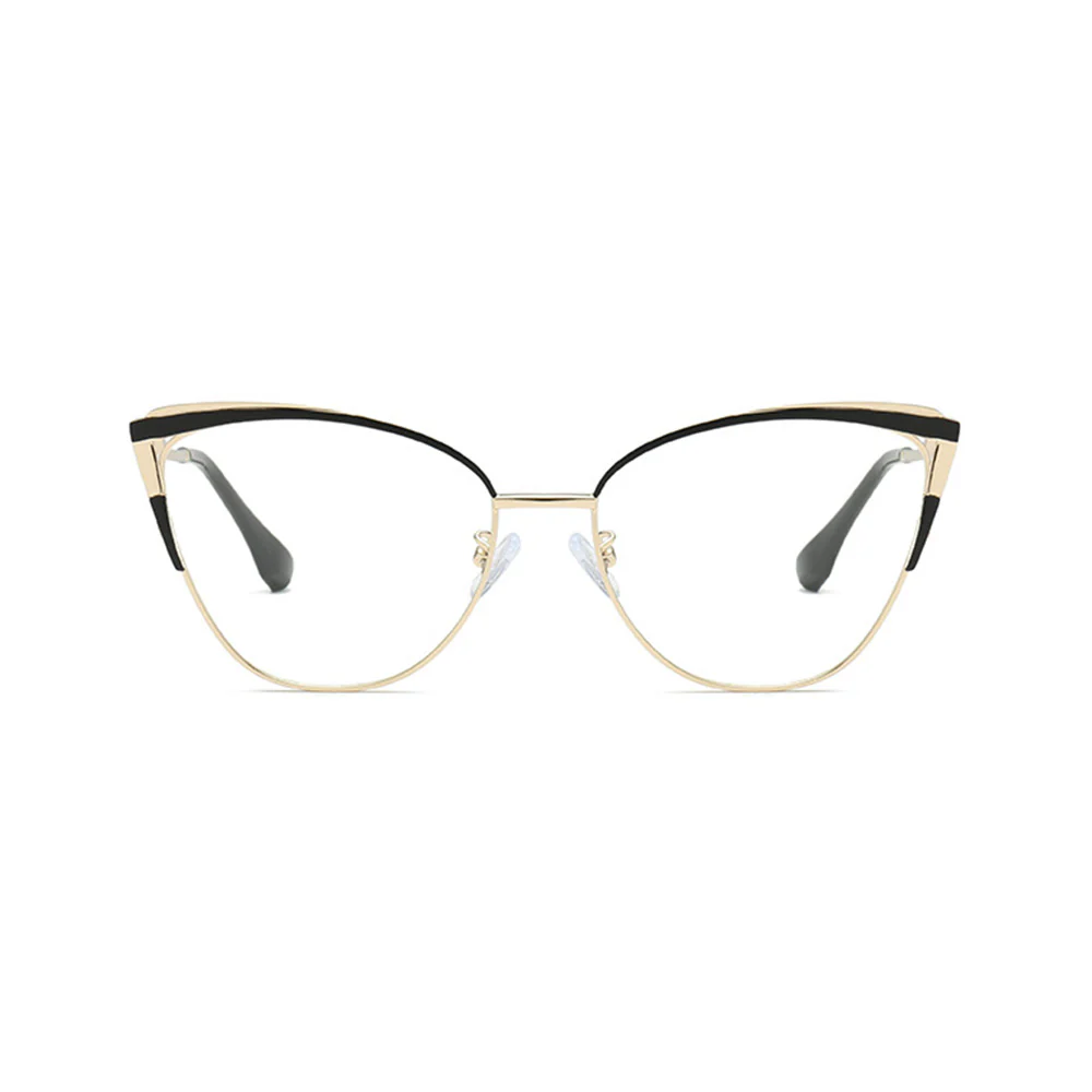 Metal Cat-Eye Reading Glasses Anti-Blue Light VK2091