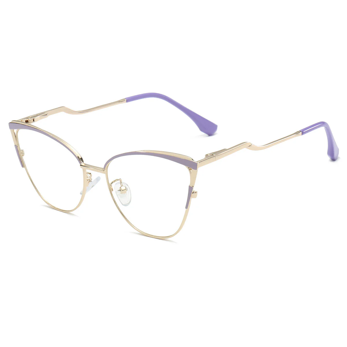 Metal Cat-Eye Reading Glasses Anti-Blue Light VK2091 - Image 10