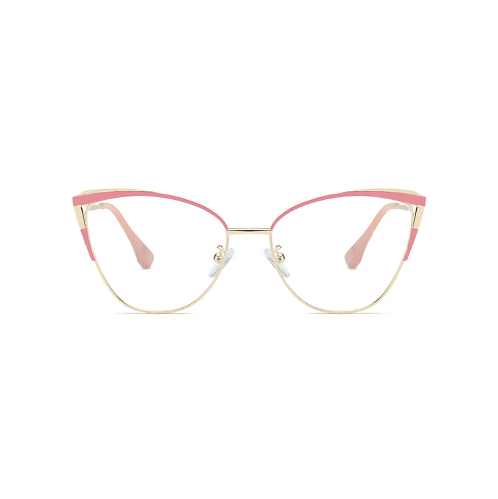 Metal Cat-Eye Reading Glasses Anti-Blue Light VK2091 - Image 7
