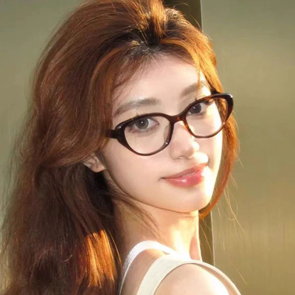 Acetate Block Blue Light Cat-Eye Frame Stylish VK2093 - Image 5