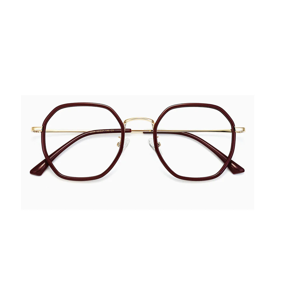 Geometric Anti-Blue Light Glasses Unisex VK2094 - Image 12