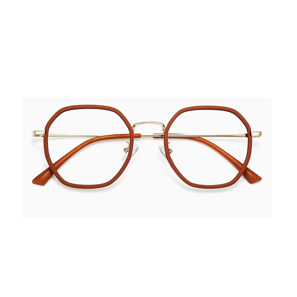 Geometric Anti-Blue Light Glasses Unisex VK2094 - Image 14