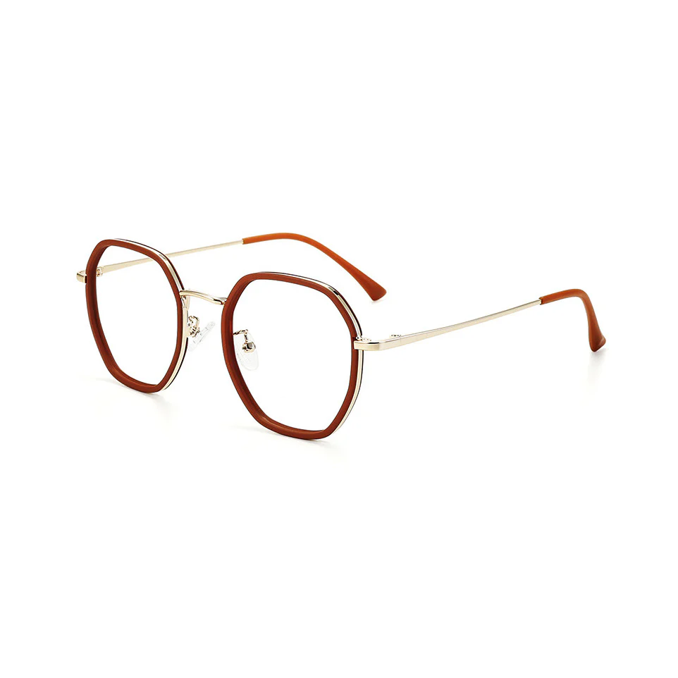 Geometric Anti-Blue Light Glasses Unisex VK2094 - Image 15