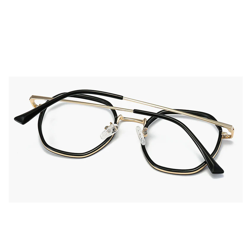 Geometric Anti-Blue Light Glasses Unisex VK2094 - Image 3
