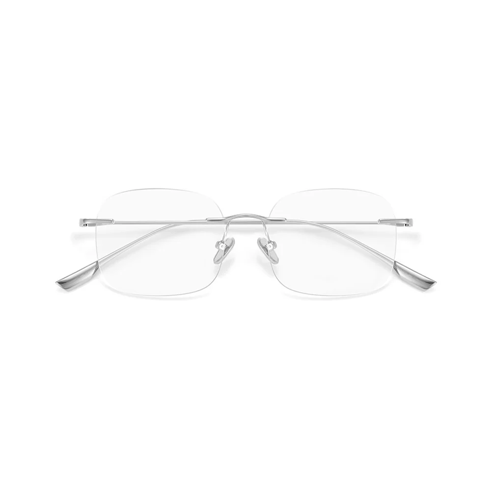 Rimless Ultralight Rectangular Eyeglasses Unisex VK2098