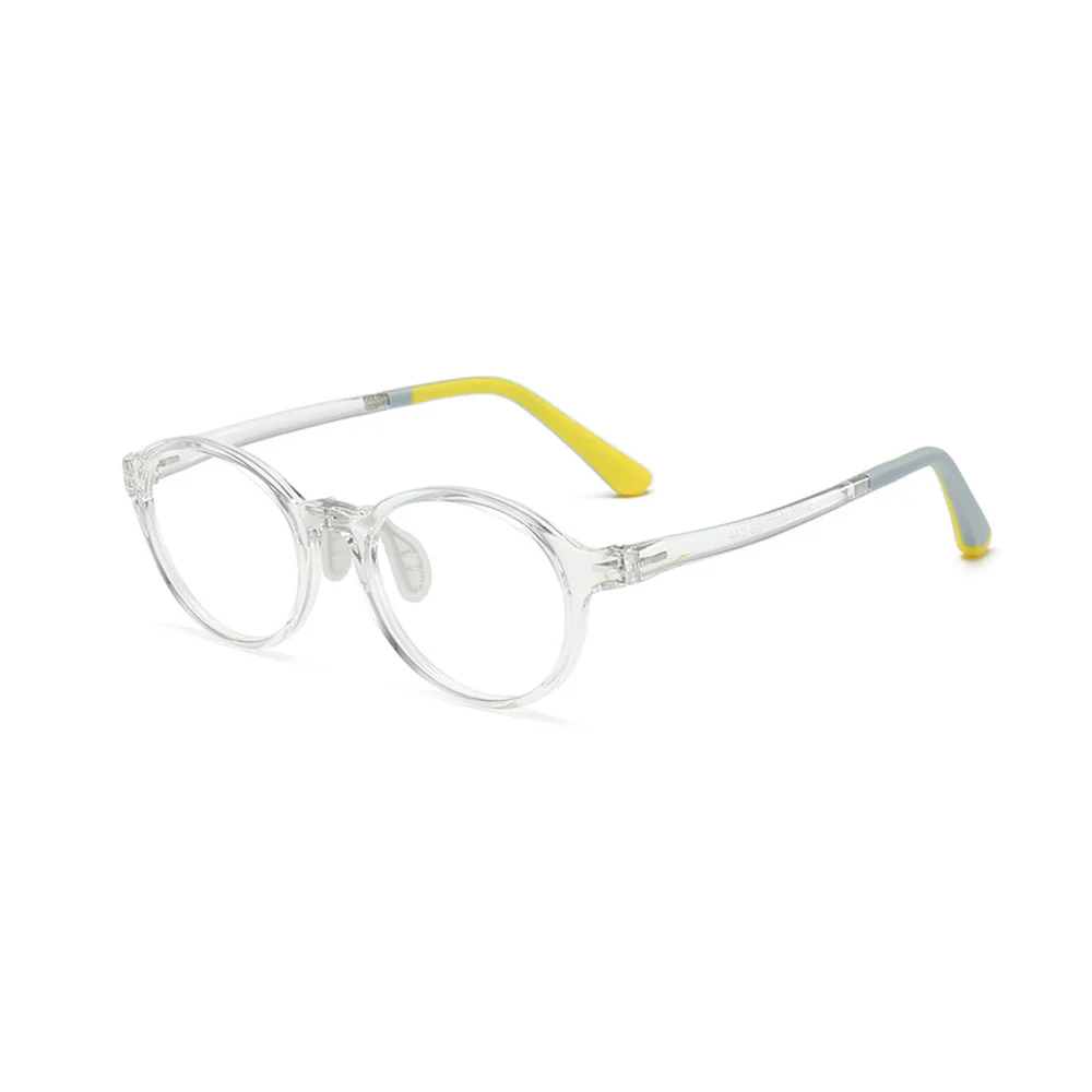 Kids Round Prescription Eyeglass Frames Blue Light Blocking VK2101 - Image 8