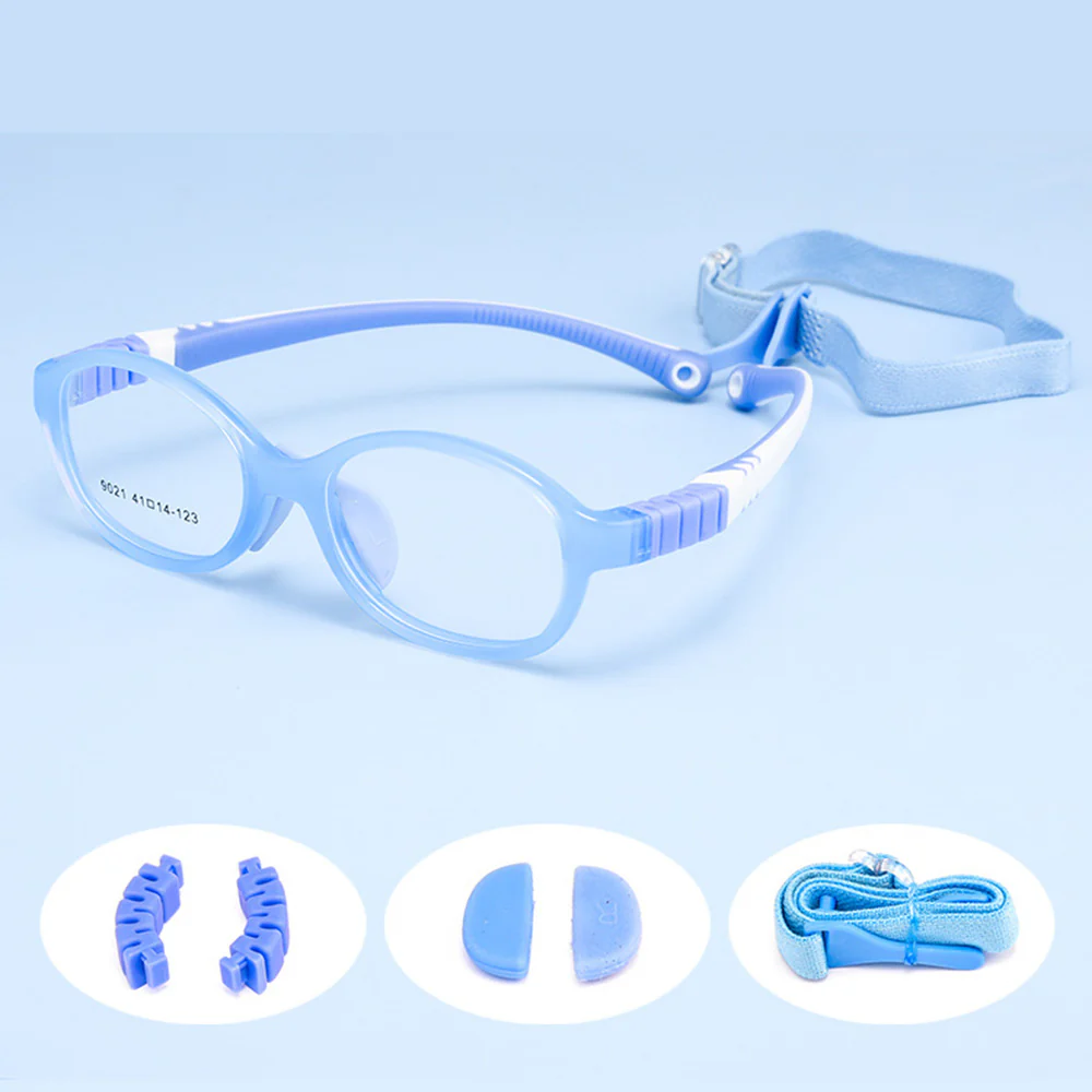 Kids Flexible Glasses Frames Silicone Material VK2105 - Image 3