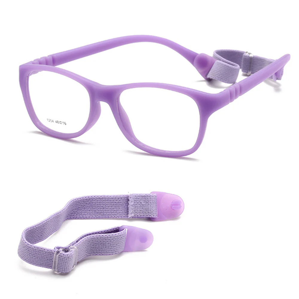 Kids Flexible Bendable One-piece Safe Glasses VK2110 - Image 4