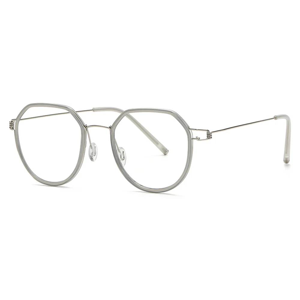 Stylish Geometric Glasses Computer Eyewear for Women and Men VK2116 - Image 8