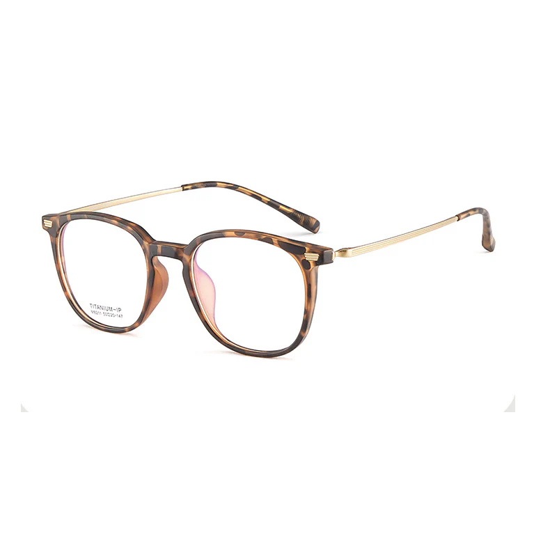 Chic Round Frame with Prescription Lenses Computer Glasses VK2126 - Image 2