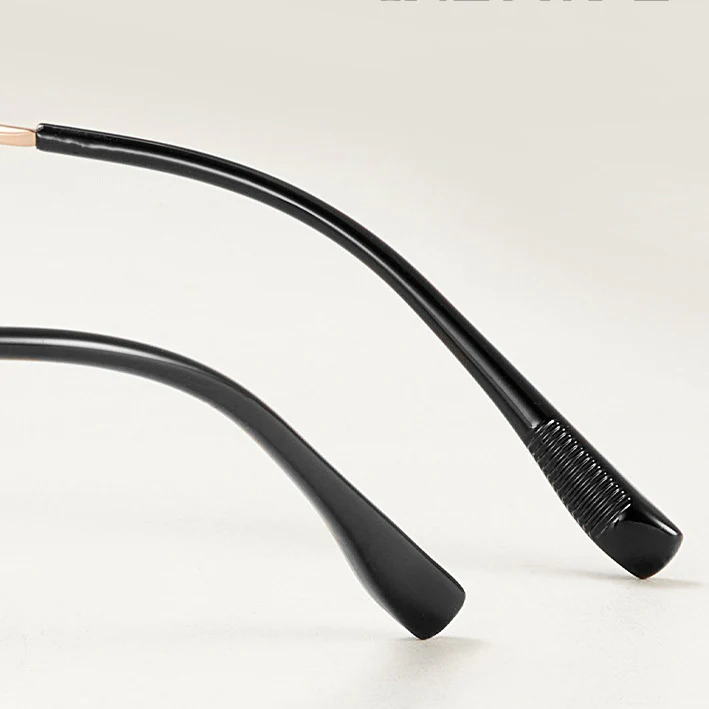Chic Round Frame with Prescription Lenses Computer Glasses VK2126 - Image 6