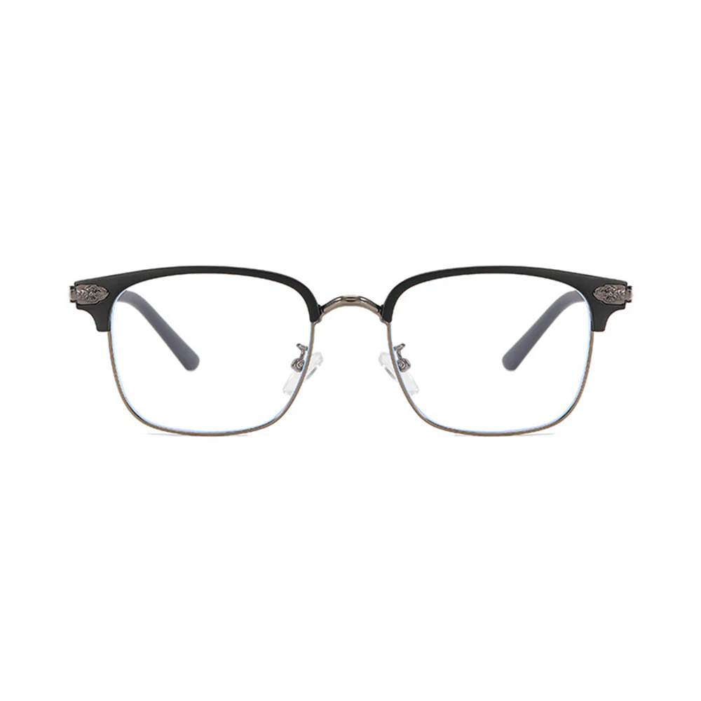 Fashion Retro Browline Glasses Blue Light Blocking VK2132