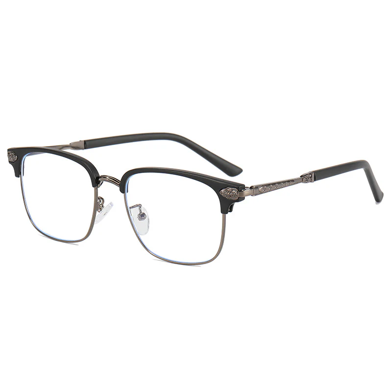 Fashion Retro Browline Glasses Blue Light Blocking VK2132 - Image 2