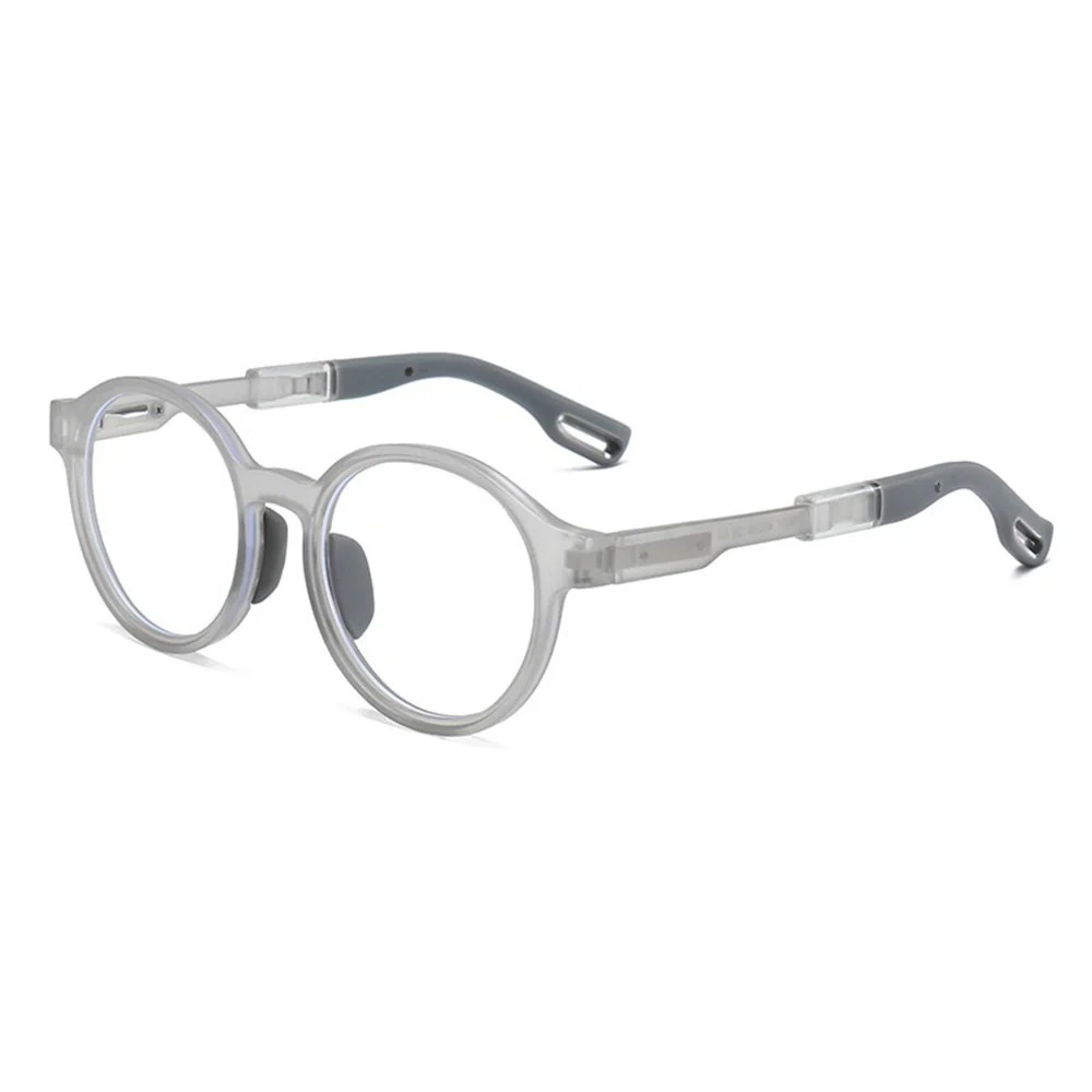 Kids Round Glasses with Spring Hinge Removable Nose Pads VK2134 - Image 11