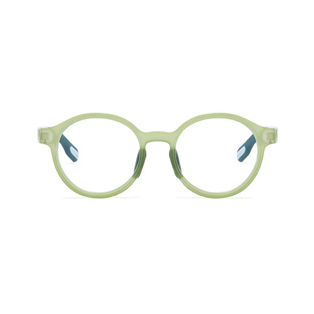 Kids Round Glasses with Spring Hinge Removable Nose Pads VK2134 - Image 12