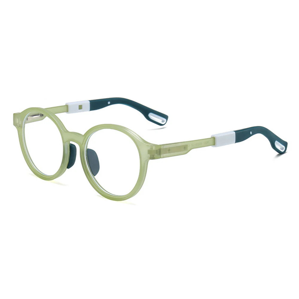 Kids Round Glasses with Spring Hinge Removable Nose Pads VK2134 - Image 13