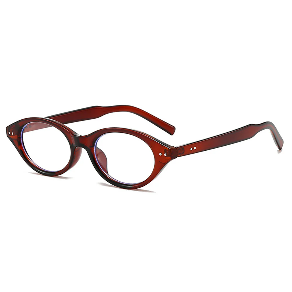 Narrow Frame Oval Fashion Women's Glasses VK2136 - Image 11
