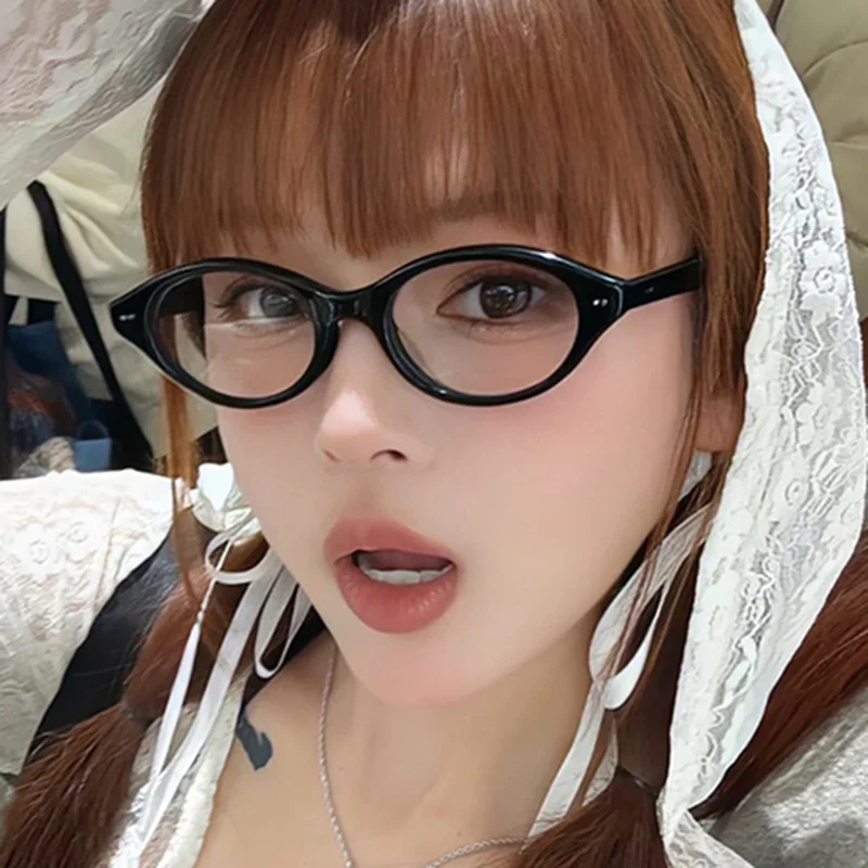 Narrow Frame Oval Fashion Women's Glasses VK2136 - Image 6