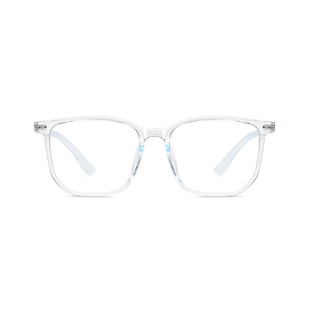 Trendy Simple Square Glasses Frame with Anti-Blue Light Lenses VK2137 - Image 9